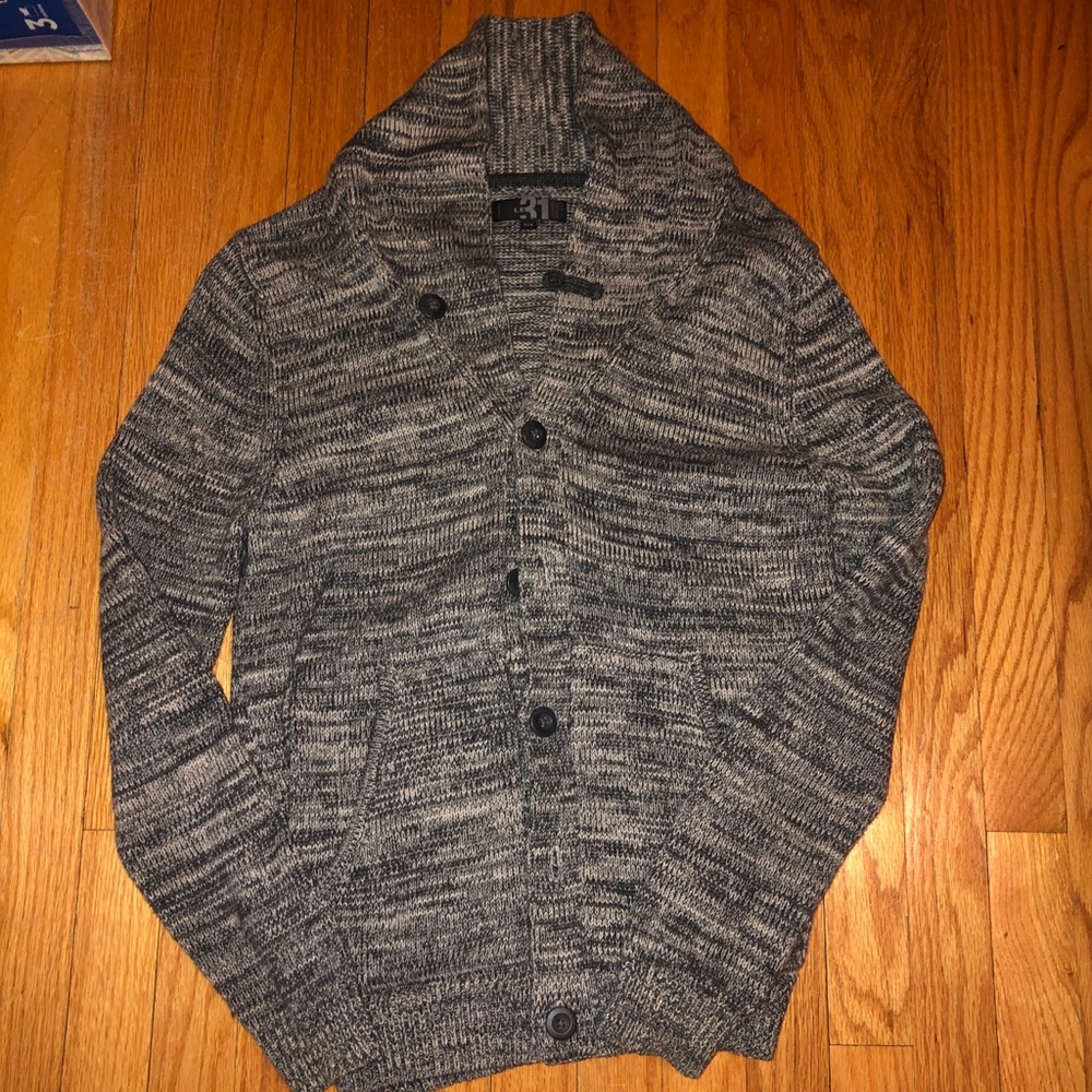 Men's LE31 Exclusive Simon Cardigan Sweater Size S